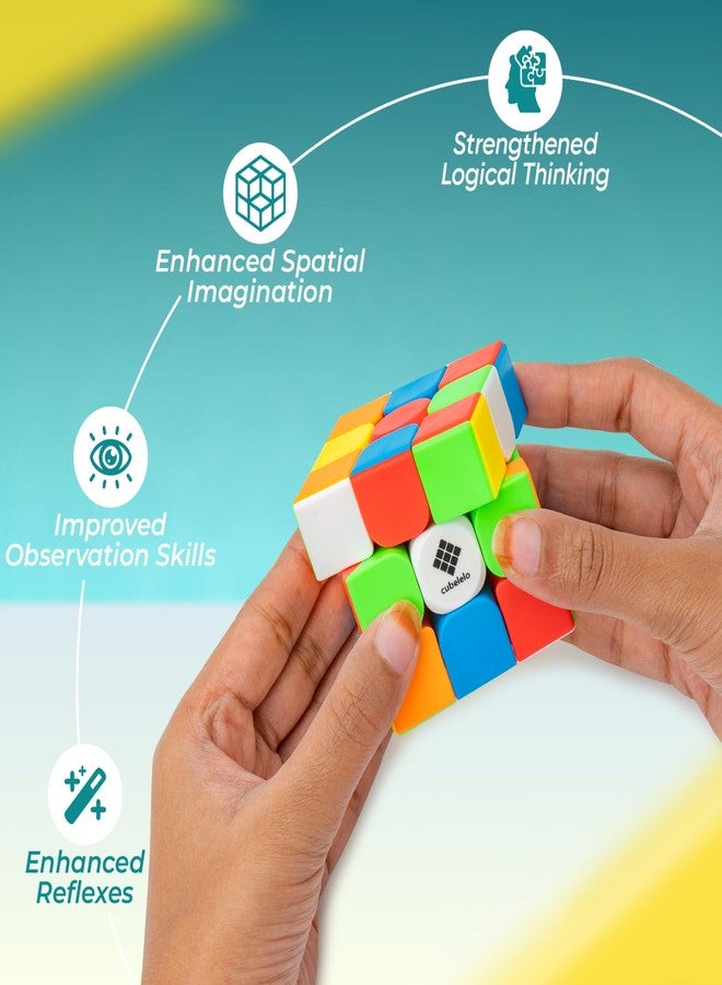 Cubelelo Drift Explorer 3x3 Speed Cube | Best Starter Speedcube for Beginners | Perfect Brain Teaser for Kids Ages 4 to14 Years Old & Above Boys Girls Children | Smooth Turning Puzzle Toy for Adults - Image 5